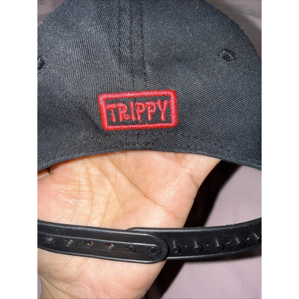Top Level Hat Snapback PinkSmiley Face Trippy Drip Ooze Psychedelic Mushroom Men - Picture 5 of 8